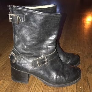 Frye combat boots